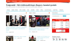 Desktop Screenshot of emigrantul.ro